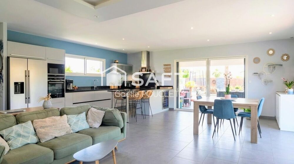 Maison contemporaine 125 m2- piscine chauffée