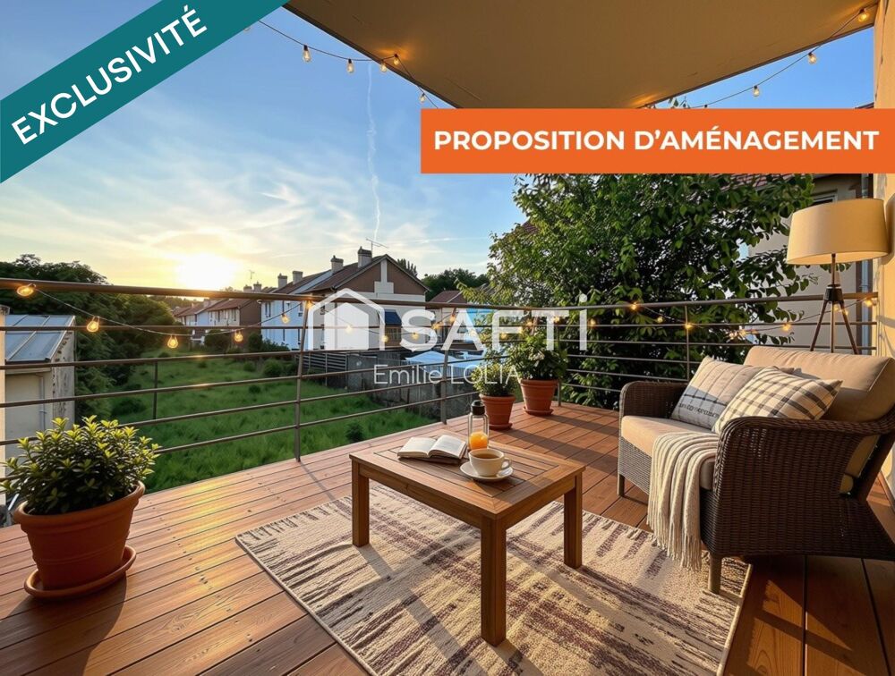 Maison découpée en deux appartements