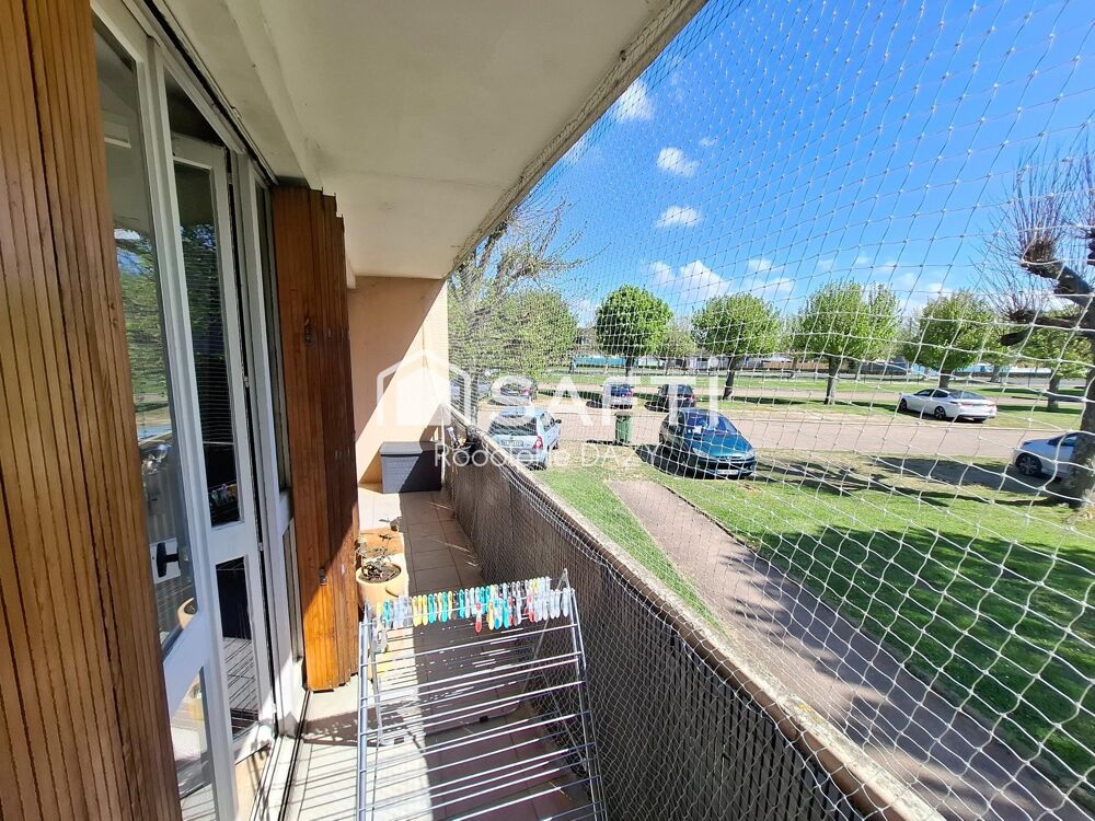 T3 lumineux en RDC avec balcon, centre Gaillon à pied, idéal investisseur