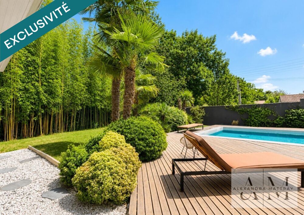 Vente Maison Villa de plain pied d'environ 210 m², 5 chambres, piscine, aucun vis à vis Bruges