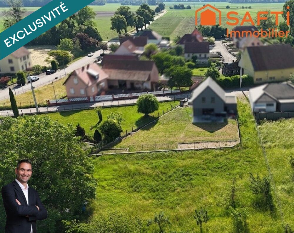 Vente Terrain Superbe terrain constructible de 10,75 ares, libre de constructeur et hors lotissement ! Richtolsheim