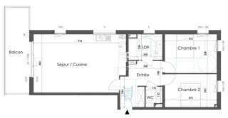  Appartement � vendre 3 pi�ces 73 m�