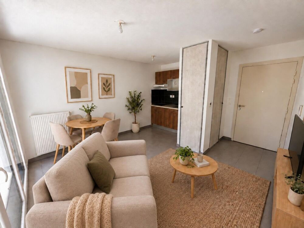 Vente Appartement Sète : T2, terrasse plein sud, garage et plages Sete