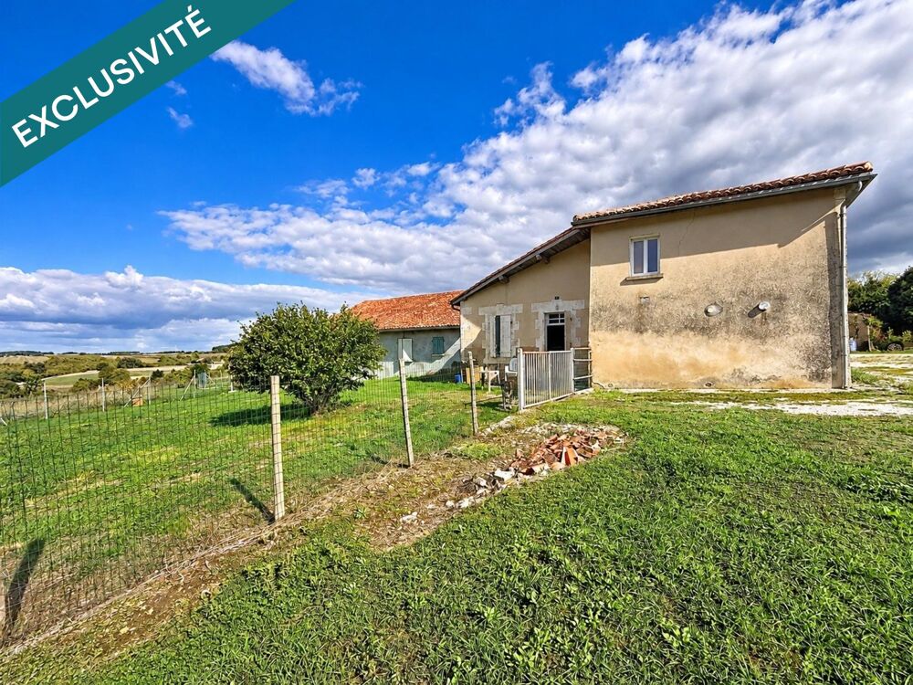 Vente Maison Corps de ferme en pleine campagne constitué de 4 logements Coteaux du blanzacais