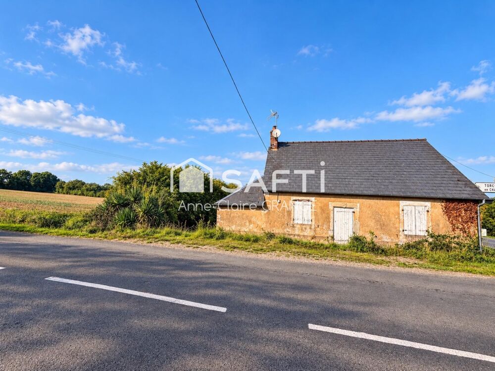 Vente Maison MAISON À RÉNOVER ENTIÈREMENT – ENVIRON 50 M² – TERRAIN CLOS D'ENVIRON 1 100 M² – PARENNES Parennes