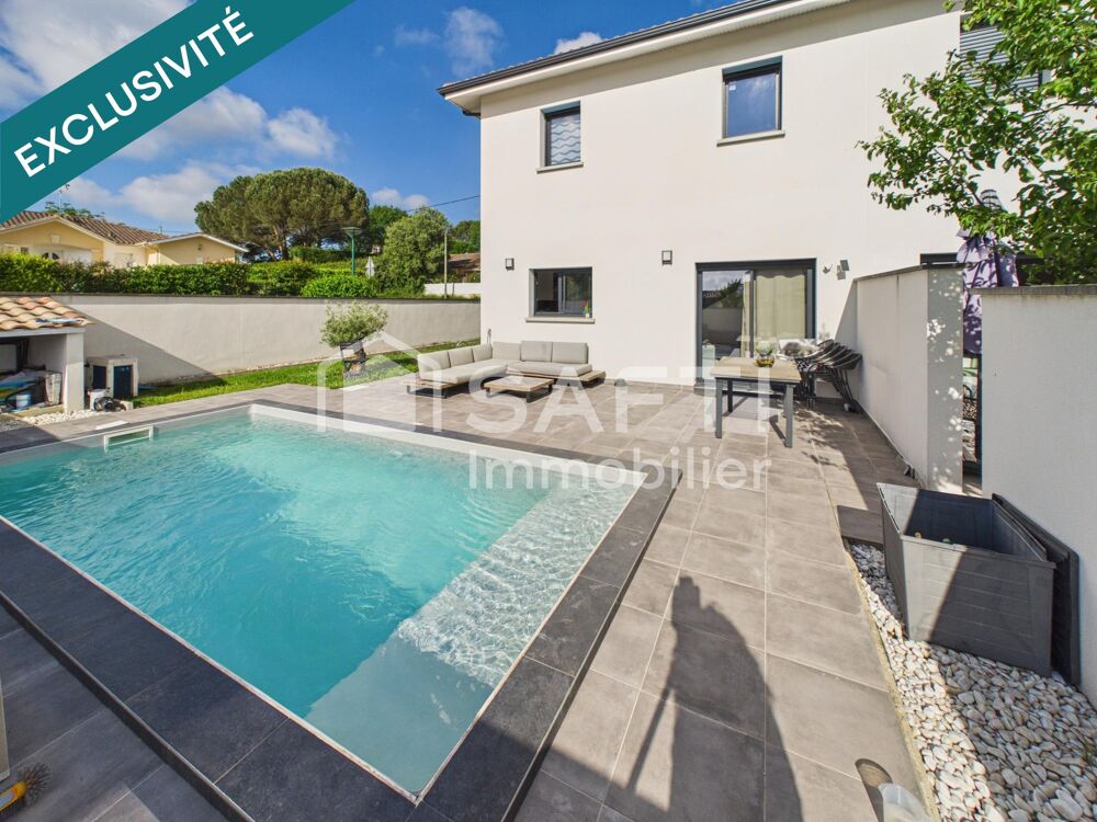 Vente Maison Pompignac-maison récente avec piscine et jardin au calme. Pompignac