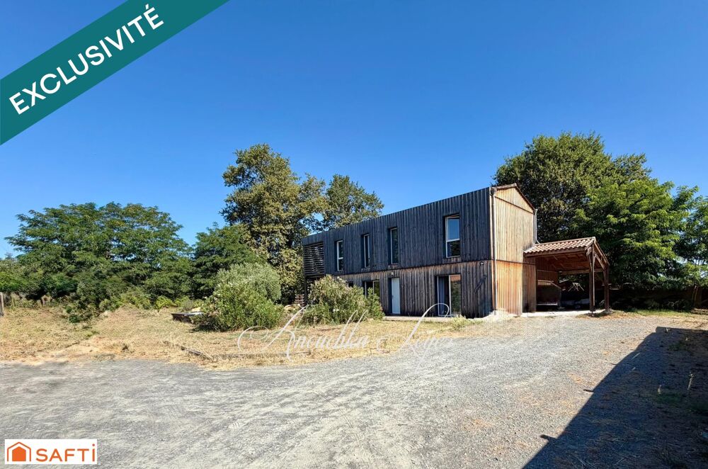 Maison avec terrain, carport, piscine et garage