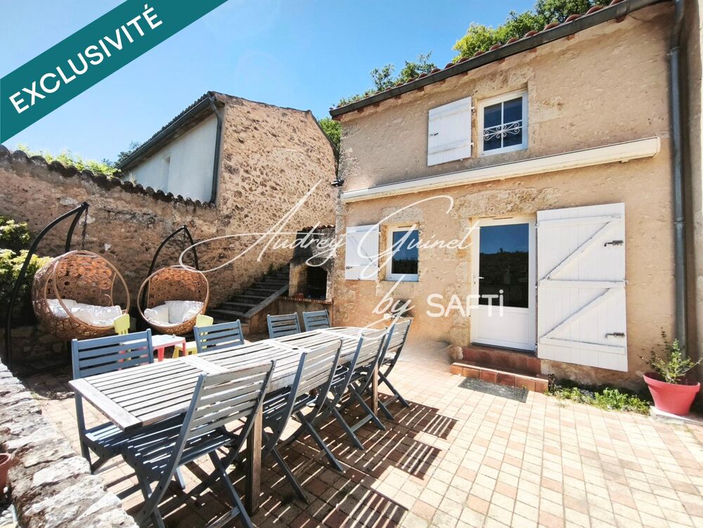 BÉRUGES  MAGNIFIQUE MAISON EN PIERRE RÉNOVÉE