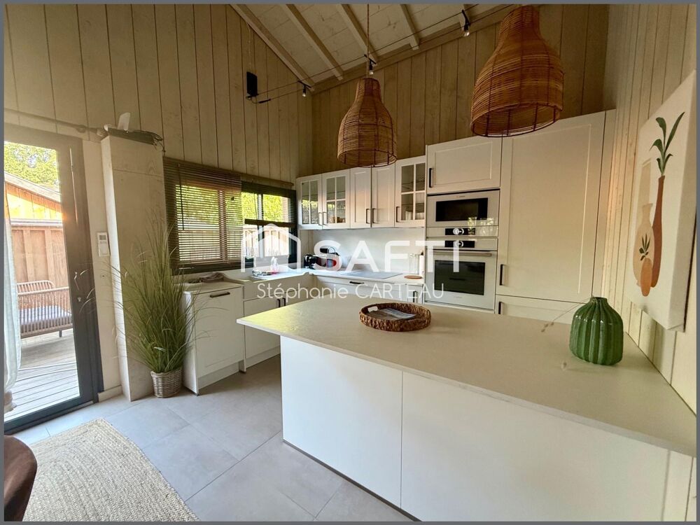 CLAOUEY - Maison bois contemporaine de 2022 - Style Bassin - Entièrement meublée - 3 chambres