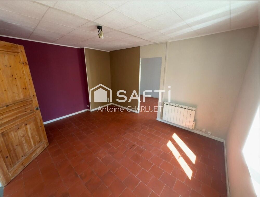 Maison 52m² avec terrain constructible de 1690m²