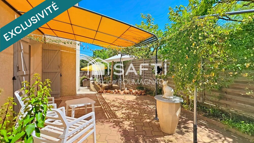 Vente Maison Villa de 104 m² de plain-pied, quatre faces avec trois chambres garage et dépendance Nissan-lez-enserune
