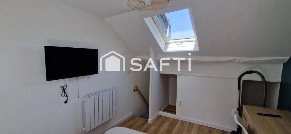 maison atypique en bonne état de 42m², 2 chambres, 2 salles d'eau, 2 toilettes,