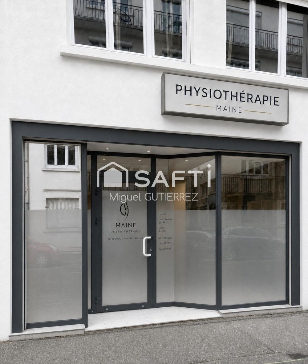   Local commercial de 140 m² avec belle vitrine sur rue 