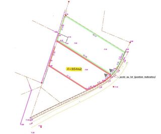  Terrain � vendre 954 m�