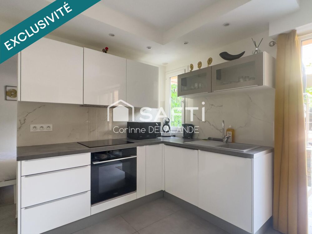Vente Appartement Bas de villa 3 pièces, terrasse, 2 parkings Cagnes-sur-mer