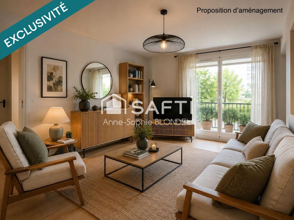 Vente Appartement BORDEAUX CAUDERAN Appartement 3/4 chambres, garage Bordeaux