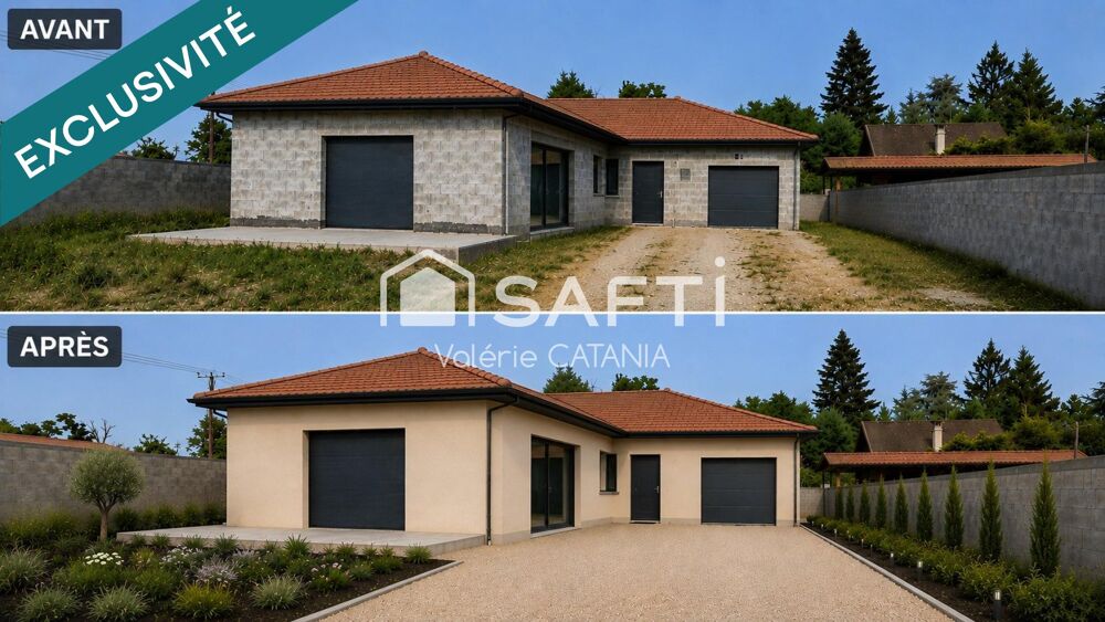 Vente Maison Saint-Etienne de st Geoirs, Maison contemporaine de plain-pied – 125 m² – Terrain 675 m² Saint-etienne-de-saint-geoirs