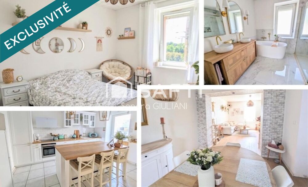 Vente Maison Maison avec 4 chambres, 2 terrasses et grand jardin ! Pierrepont