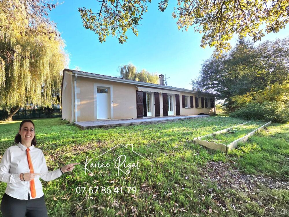 Vente Maison Maison de plain-pied 122 m² – 4 chambres – Terrain 6 400 m² Sans vis-à-vis Marcillac