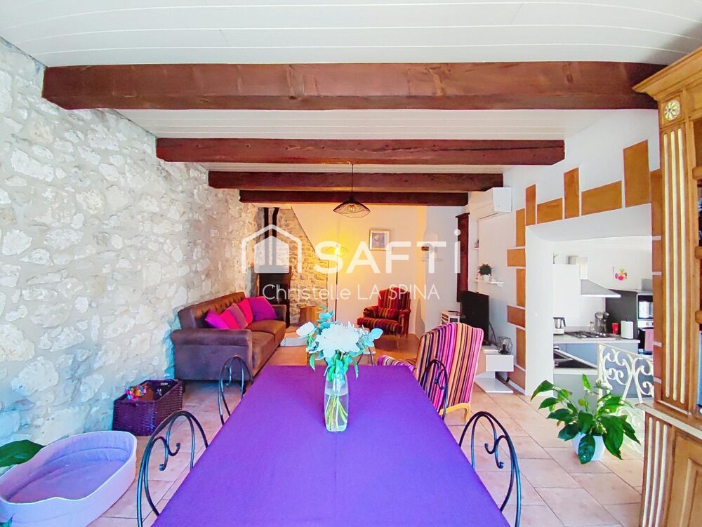 Maison de caractère avec garage et terrasse  3 chambres