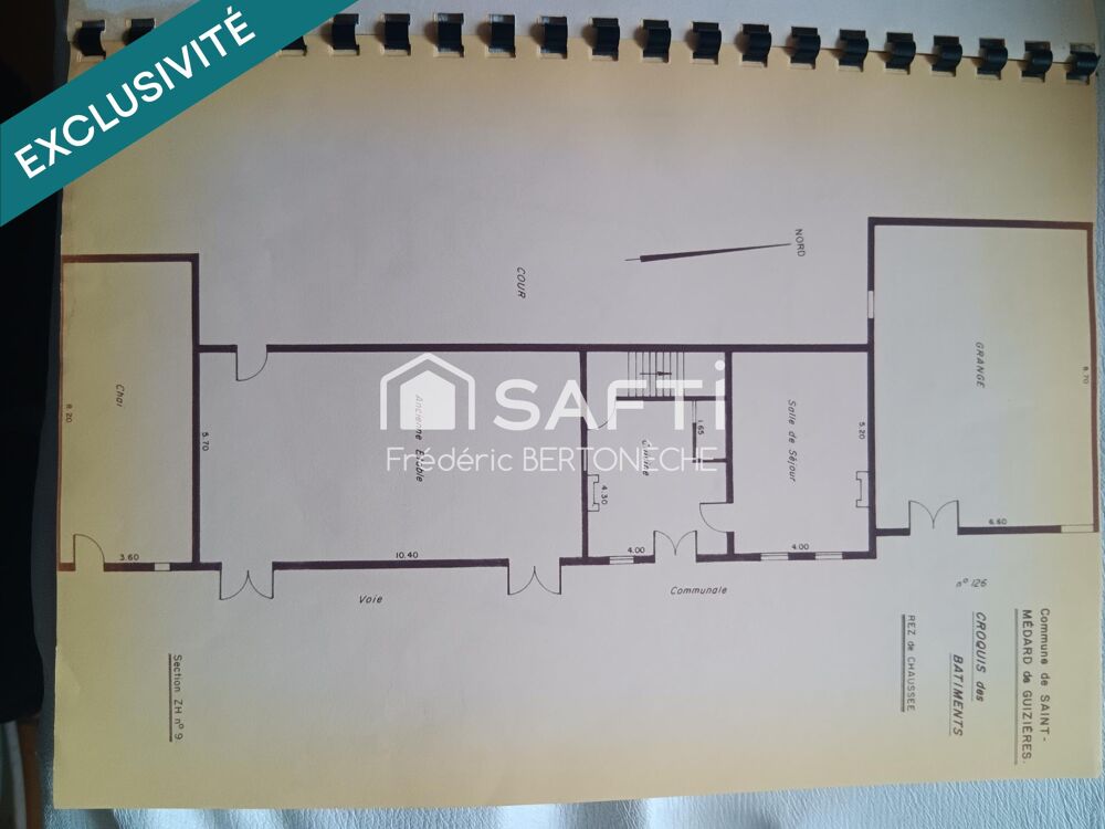 Vente Maison Joli projet immobilier a rénover en pierres de taille sur environ 100 M2. Saint-medard-de-guizieres
