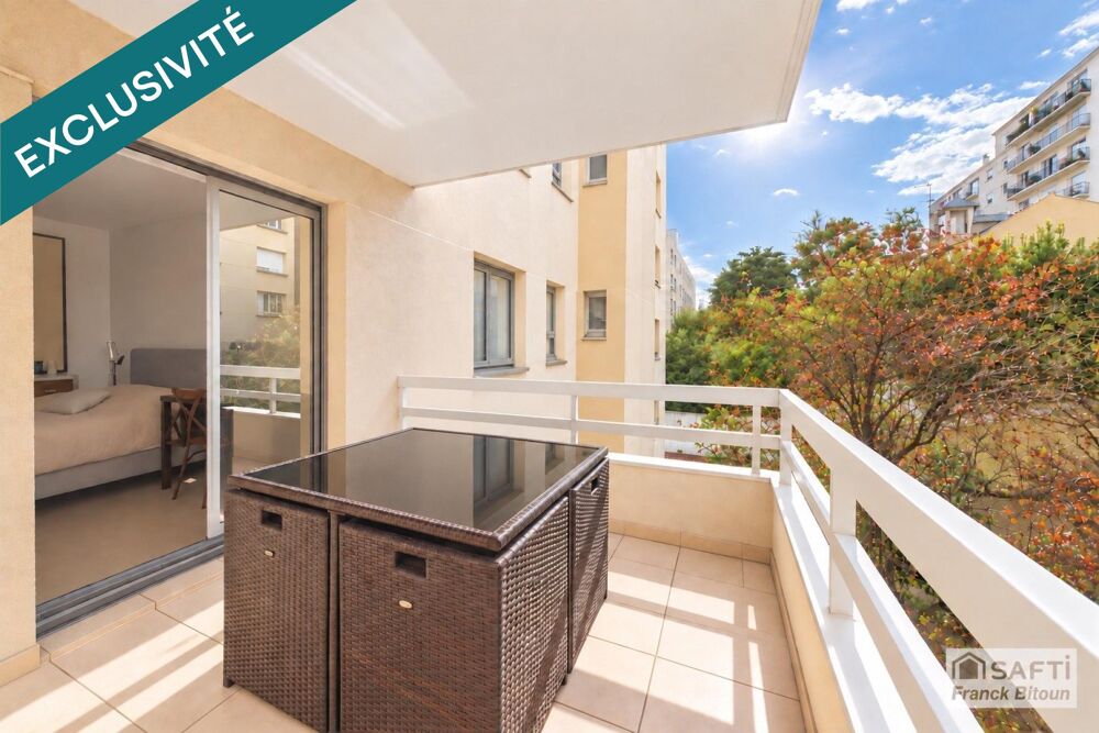 Vente Appartement BÉCON - PONT DE LEVALLOIS. Grand 2 pièces RÉNOVÉ, au CALME, avec TERRASSE Courbevoie