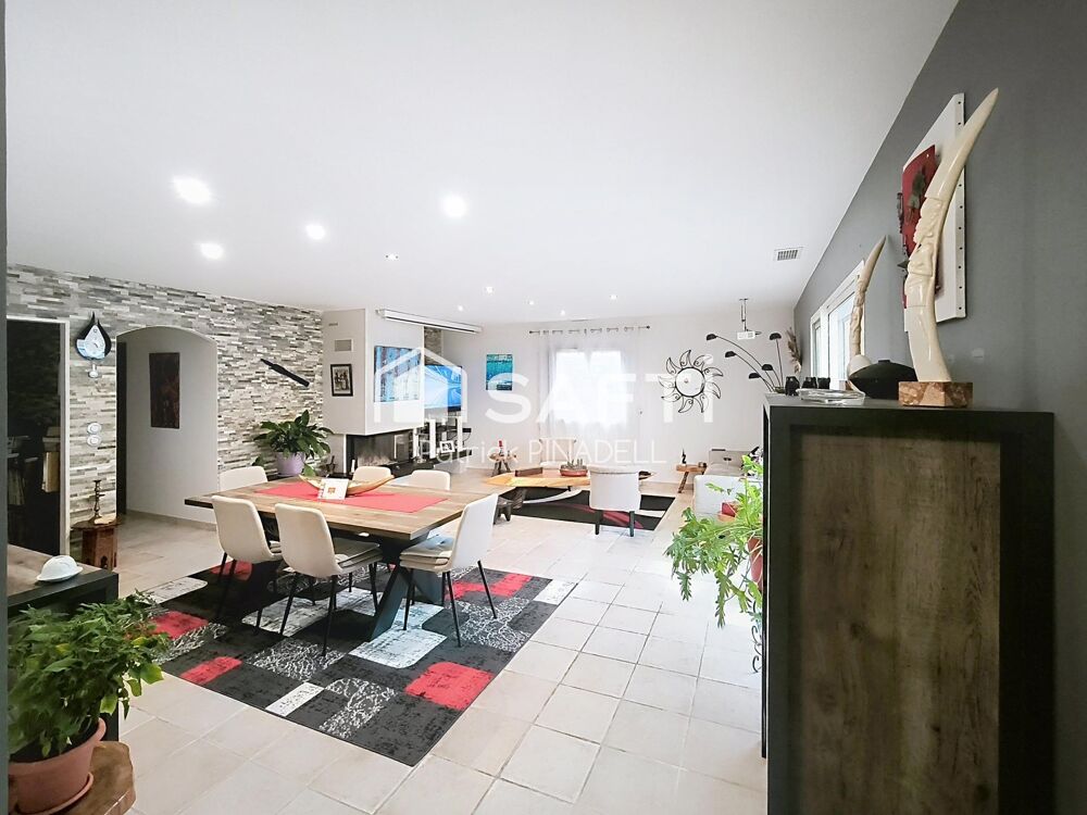 Vente Maison Maison d'habitation T5 de 135 m², garage, cuisine d'été, piscine, panneaux photovoltaïques, deux salles d'eau Latour-de-france
