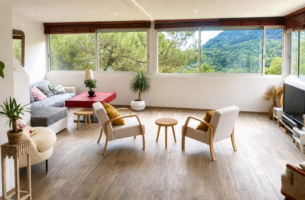 Grand appartement lumineux avec vue sur la vallée!