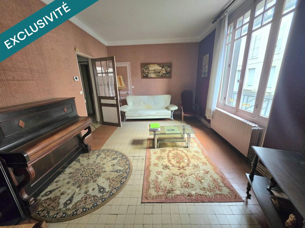 Vente Maison Cosne-sur-Loire : maison à rénover + appartement indépendant, garage double et cave, idéal investisseur Cosne-cours-sur-loire