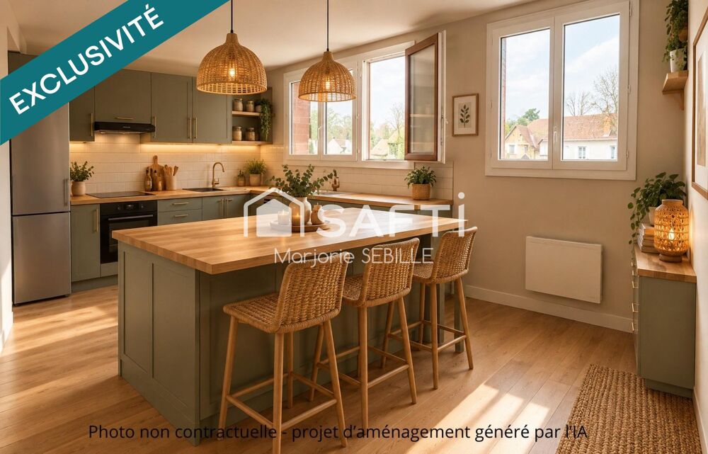 Maison indépendante de 76 m² avec extérieur et garage XL à Bourron-Marlotte