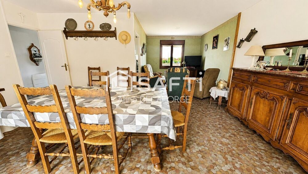 Plain-pied 3 chambres avec sous-sol sur 770 m²  Savy-Berlette  218 000 €