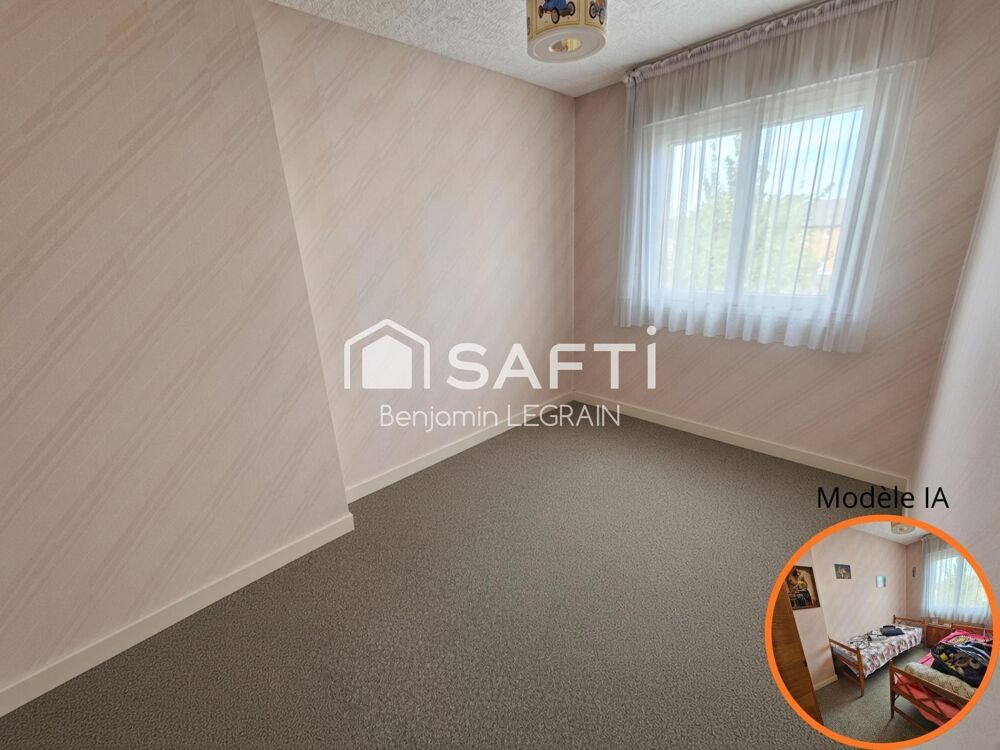 Vente Maison Maison familiale de 86m²,3 ch+bureau,Jardin,garage Douchy-les-mines
