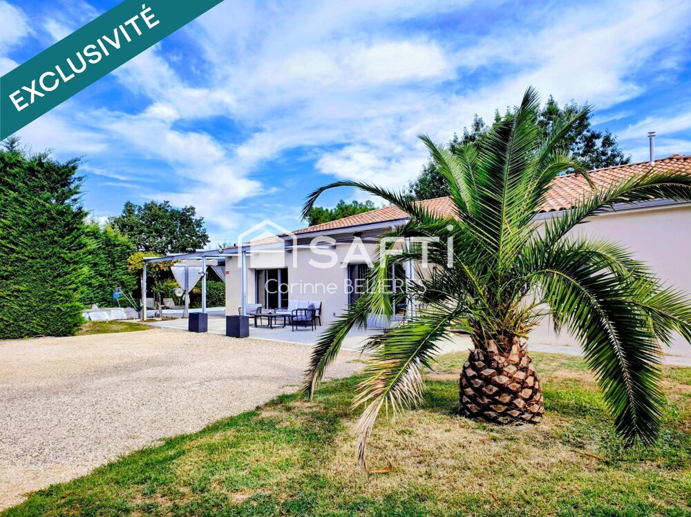 A vendre maison avec 4 chambres - terrain avec piscine - 1 logement indépendant