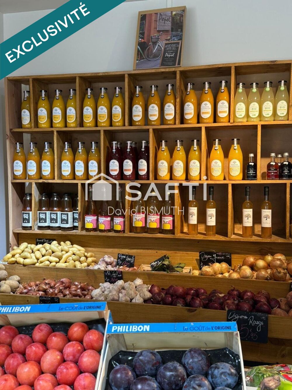   À VENDRE – FONDS DE COMMERCE FRUITS & LÉGUMES – LEVALLOIS-PERRET Levallois-perret