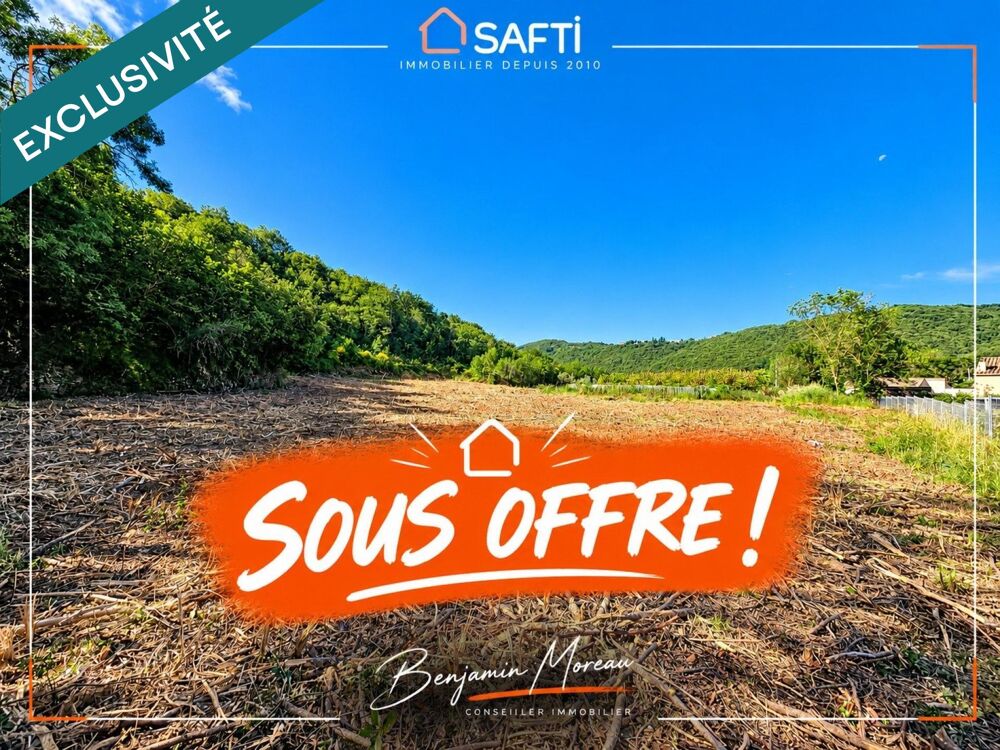 Vente Terrain Rare sur le secteur – Superbe parcelle constructible de 11 444 m² avec piscine existante La tour-sur-orb