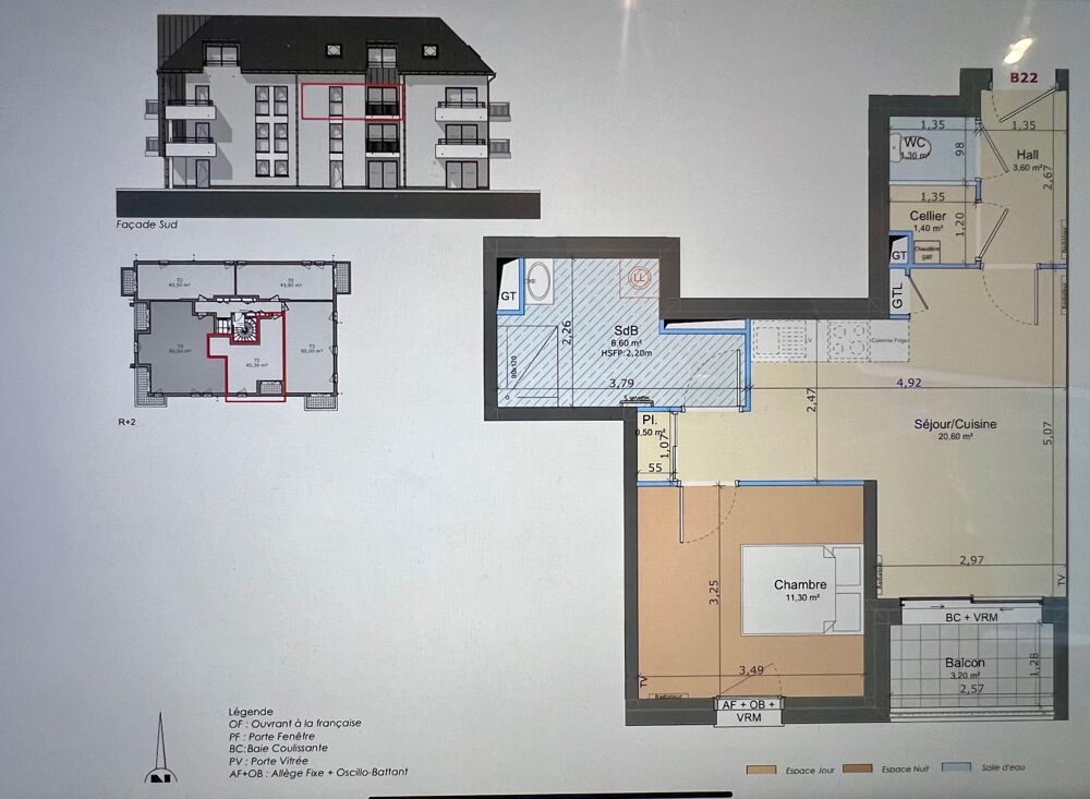 Vente Appartement Appartement 2me tage avec ascenseur -1 chambre-balcon-parking Berck