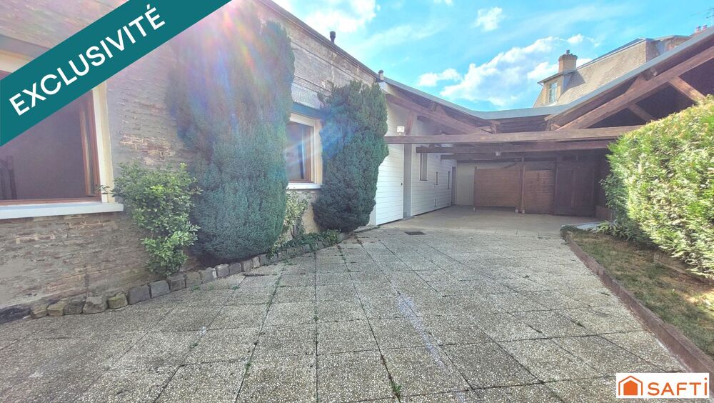 MAISON T6 de 143m² en CENTRE VILLE avec commodités de plain-pied, grande terrasse et accès véhicule