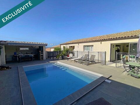   Villa plain pied 120m2 sur terrain de 525m2 avec piscine et garage Maison - 4 pièce(s) - 120 m²