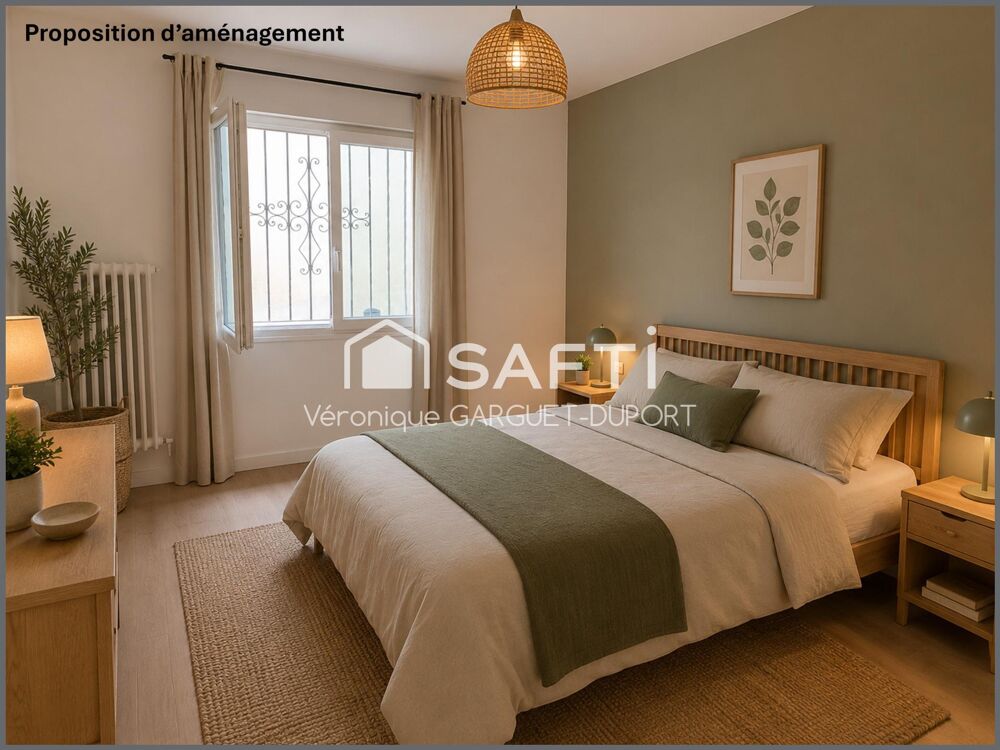 Vente Appartement Appartement en RdC, 3 pièces, 54 m2, cour Narbonne