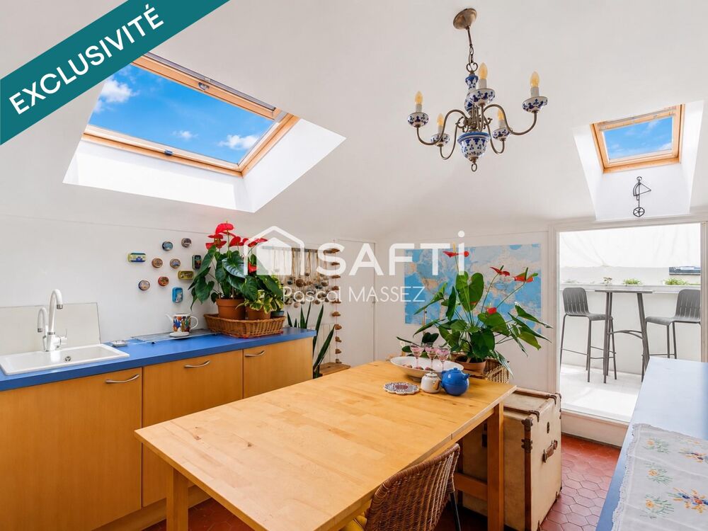 Appartement 2 pièces 111m2 avec mezzanine