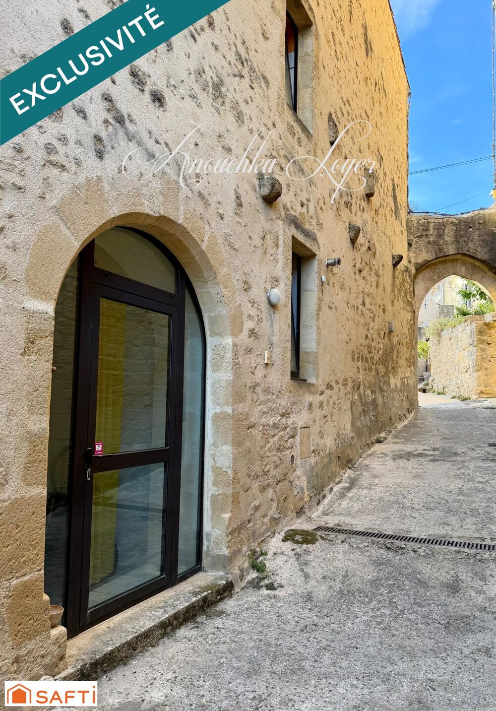 Maison familiale en pierres au coeur de Saint-Macaire