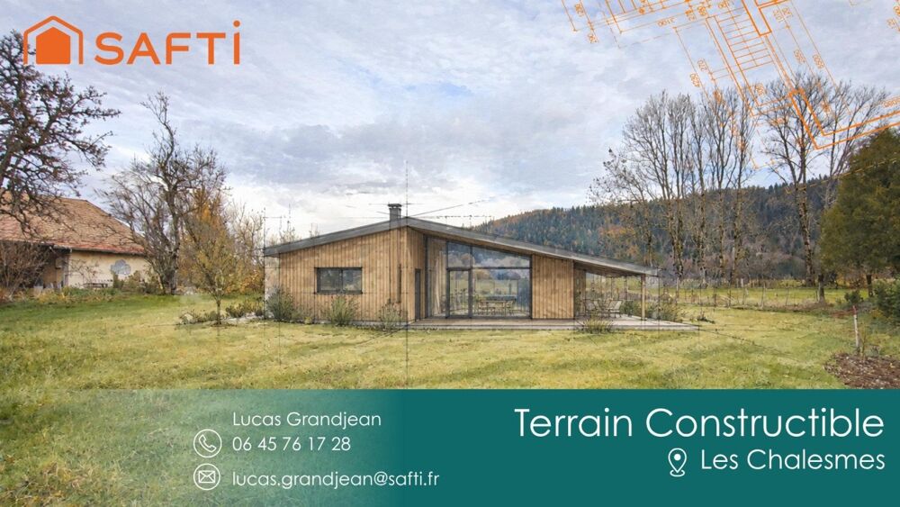 Vente Terrain Beau terrain plat de 761 m² aux Chalesmes Les chalesmes