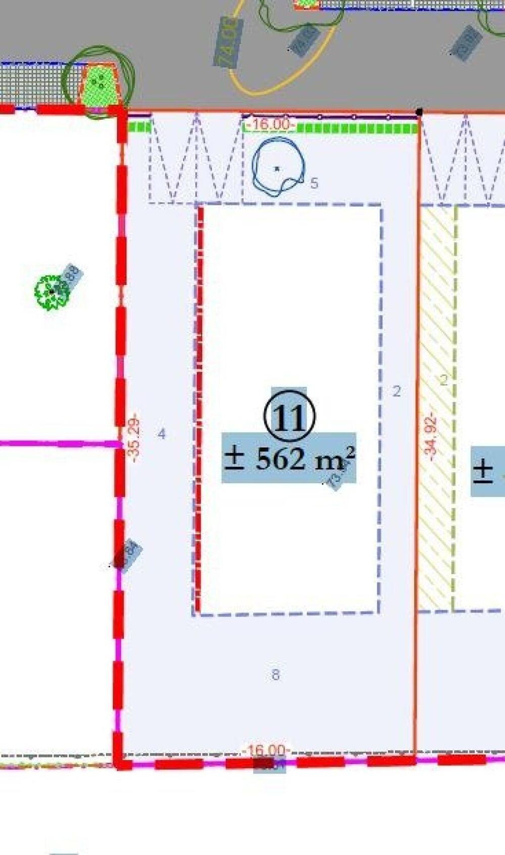 Vente Terrain Terrain libre constructeur de 562 m². Disponible. Putot-en-bessin