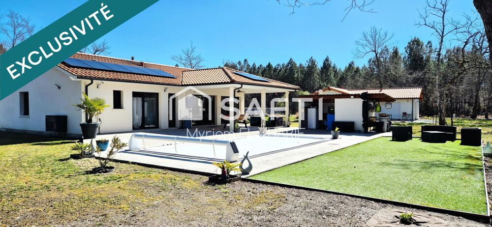 Contemporaine avec piscine  Cadre privilégié