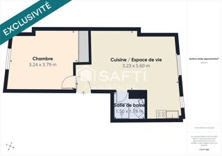  Appartement à vendre 2 pièces 34 m²