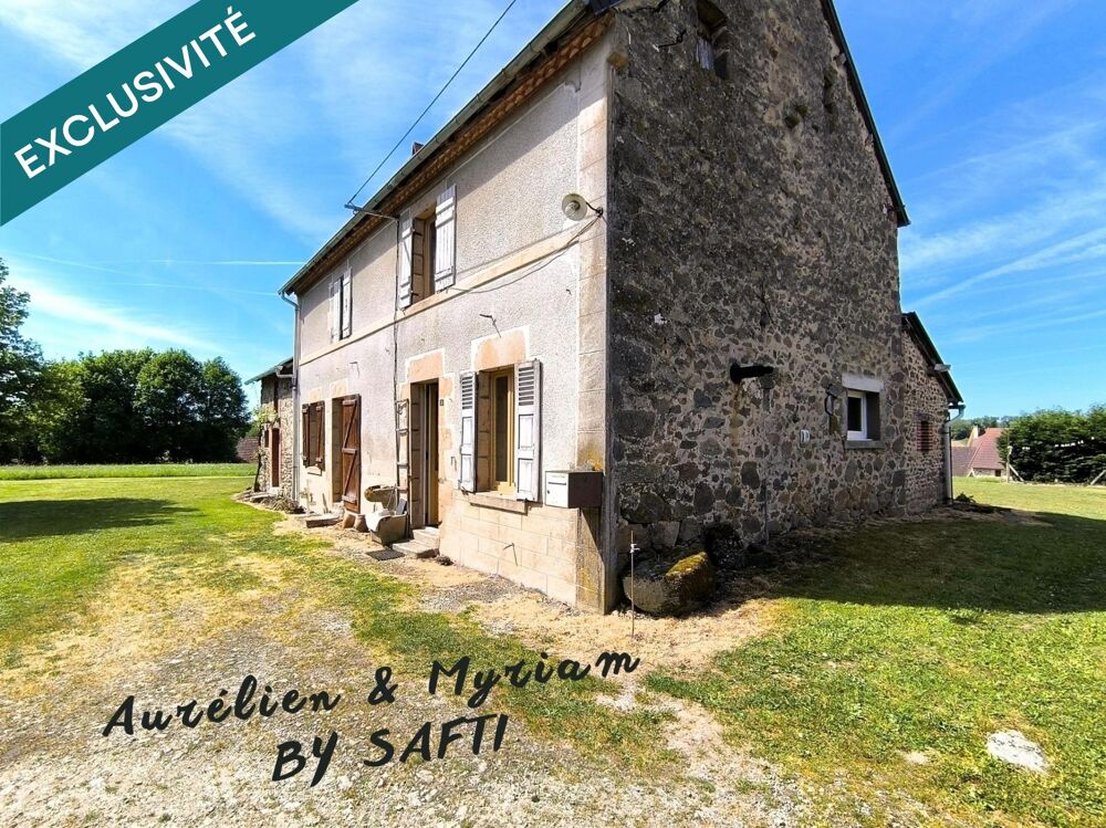Vente Maison Fermette en pierre avec dépendances sur 5500m² Saint-maurice-la-souterraine