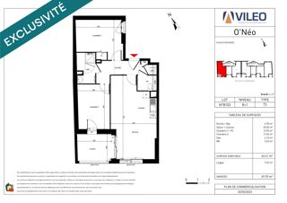  Appartement � vendre 3 pi�ces 63 m�