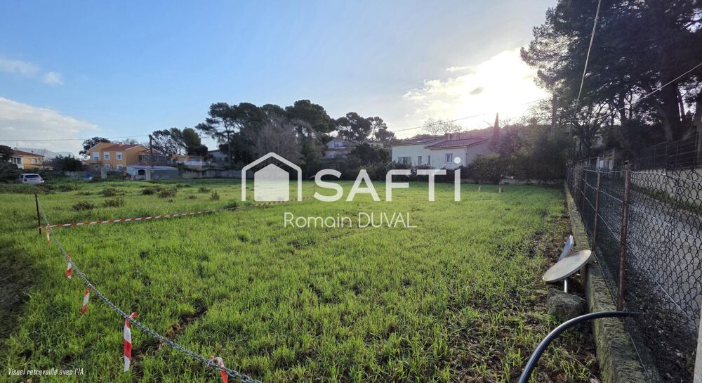 Vente Terrain Terrain plat – Six-Fours-les-Plages – Secteur calme et recherché Six-fours-les-plages