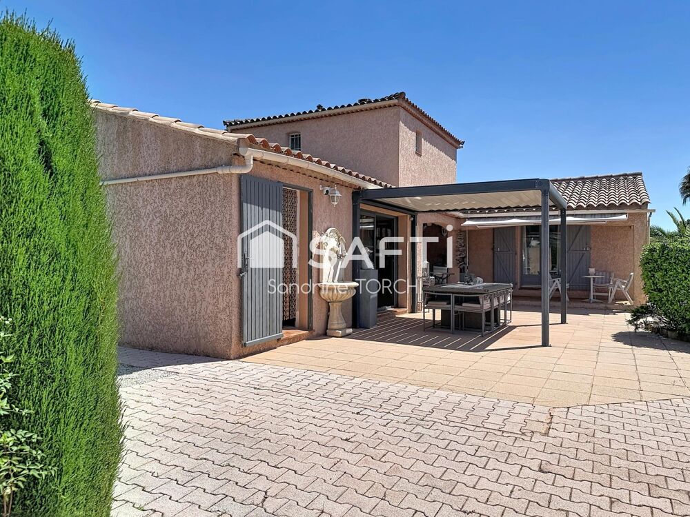 Maison 135m² avec garage sur 1300m² de terrain à Vidauban (83550)