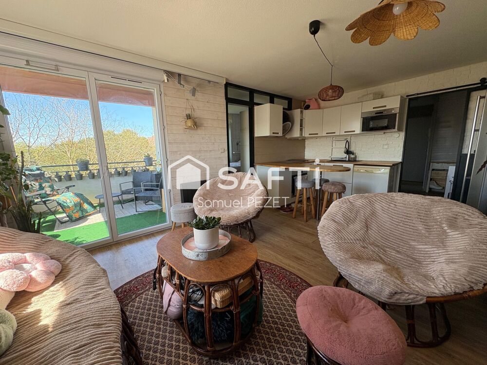 CUGNAUX -APPARTEMENT rénové dans une résidence sécurisée avec piscine !